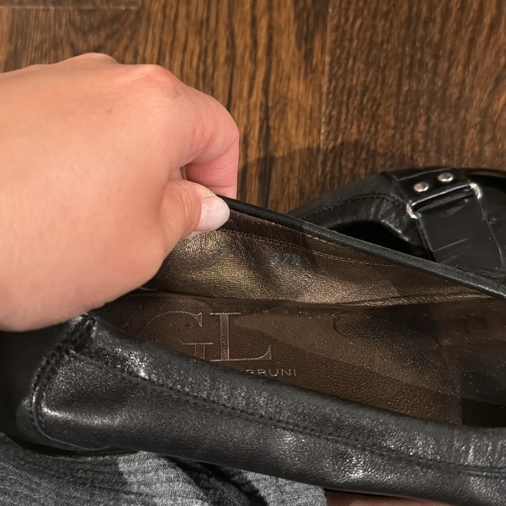 AGL Mokia black leather with  Buckle Detail size 7.5 - Picture 6 of 6